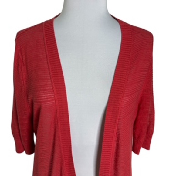 Mossimo 3/4 Sleeve Low Front Pocket Relaxed Fit Tunic Length Cardigan Size XXL - Picture 3 of 7